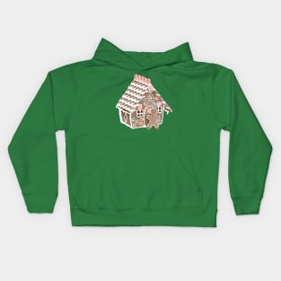 Gingerbread Man's Abode Kids Hoodie